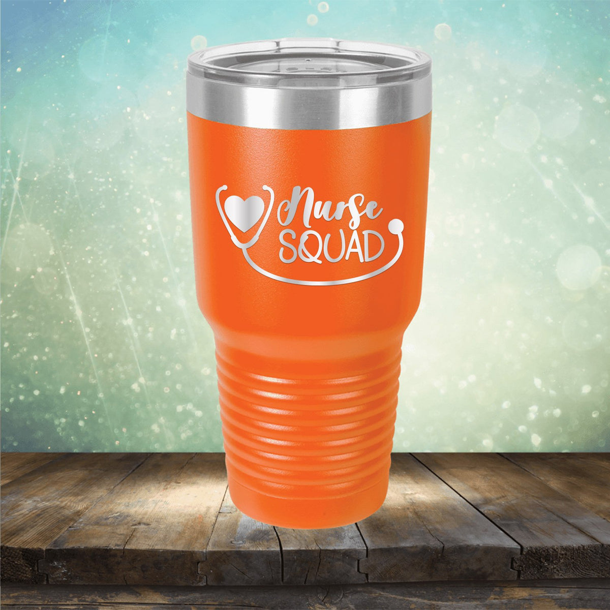 Nurse Squad With Stethoscope - Laser Etched Tumbler Mug