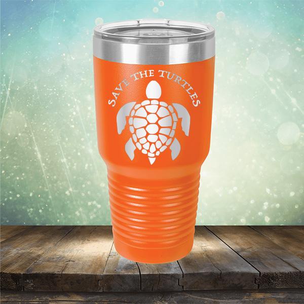 Save The Turtles - Laser Etched Tumbler Mug