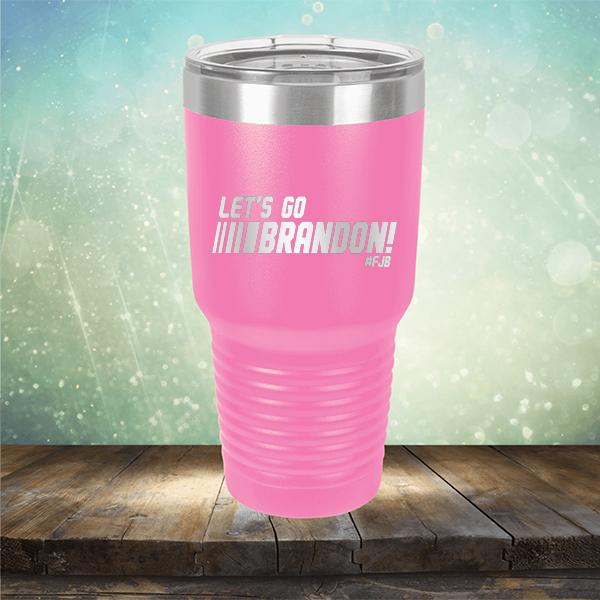 Let&#39;s Go Brandon FJB Racing - Laser Etched Tumbler Mug