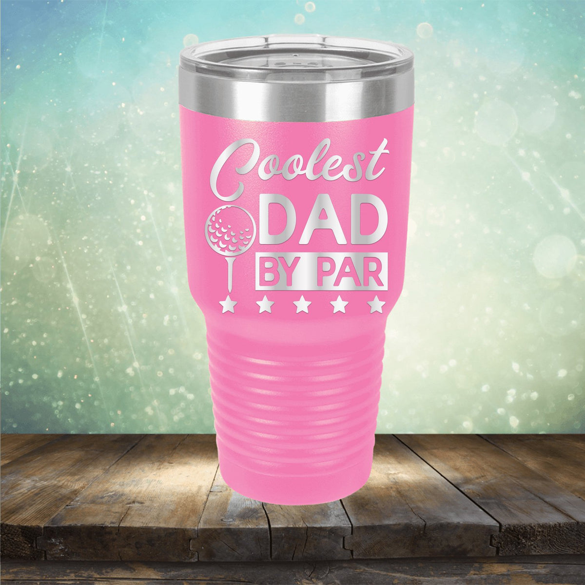 Coolest Dad By Par - Laser Etched Tumbler Mug