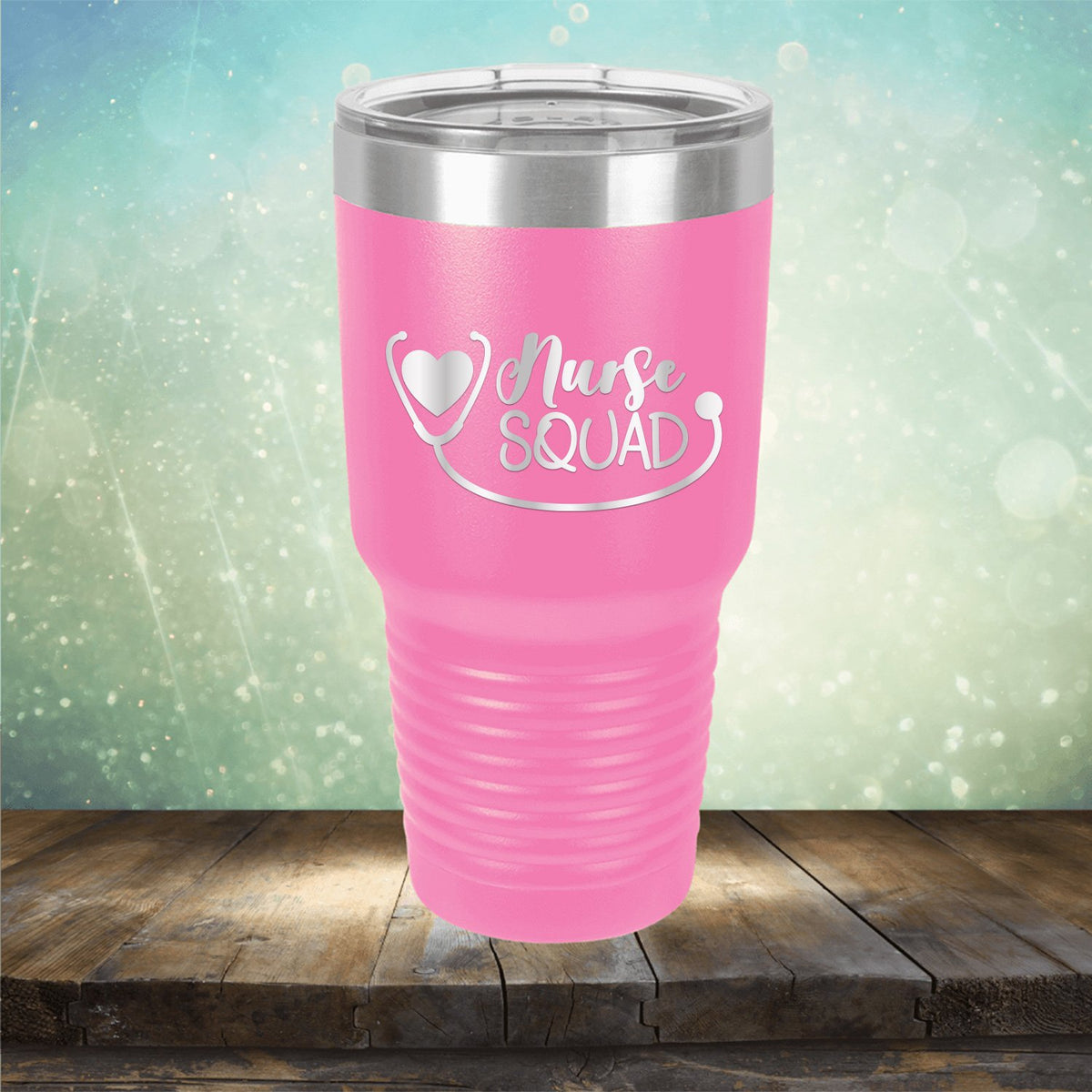 Nurse Squad With Stethoscope - Laser Etched Tumbler Mug
