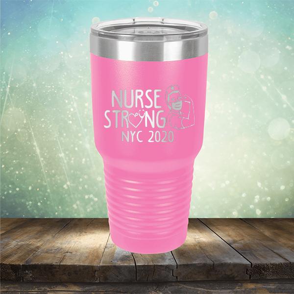 Nurse Strong NYC 2020 - Laser Etched Tumbler Mug