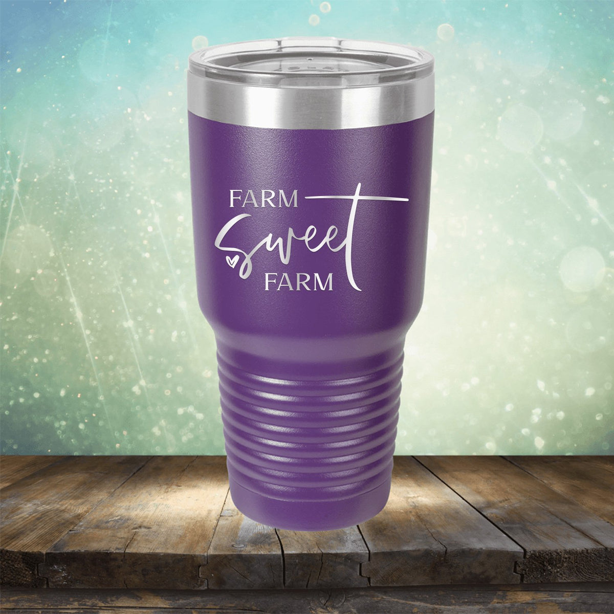 Farm Sweet Farm - Laser Etched Tumbler Mug