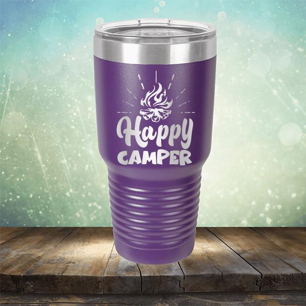 Happy Camper - Laser Etched Tumbler Mug