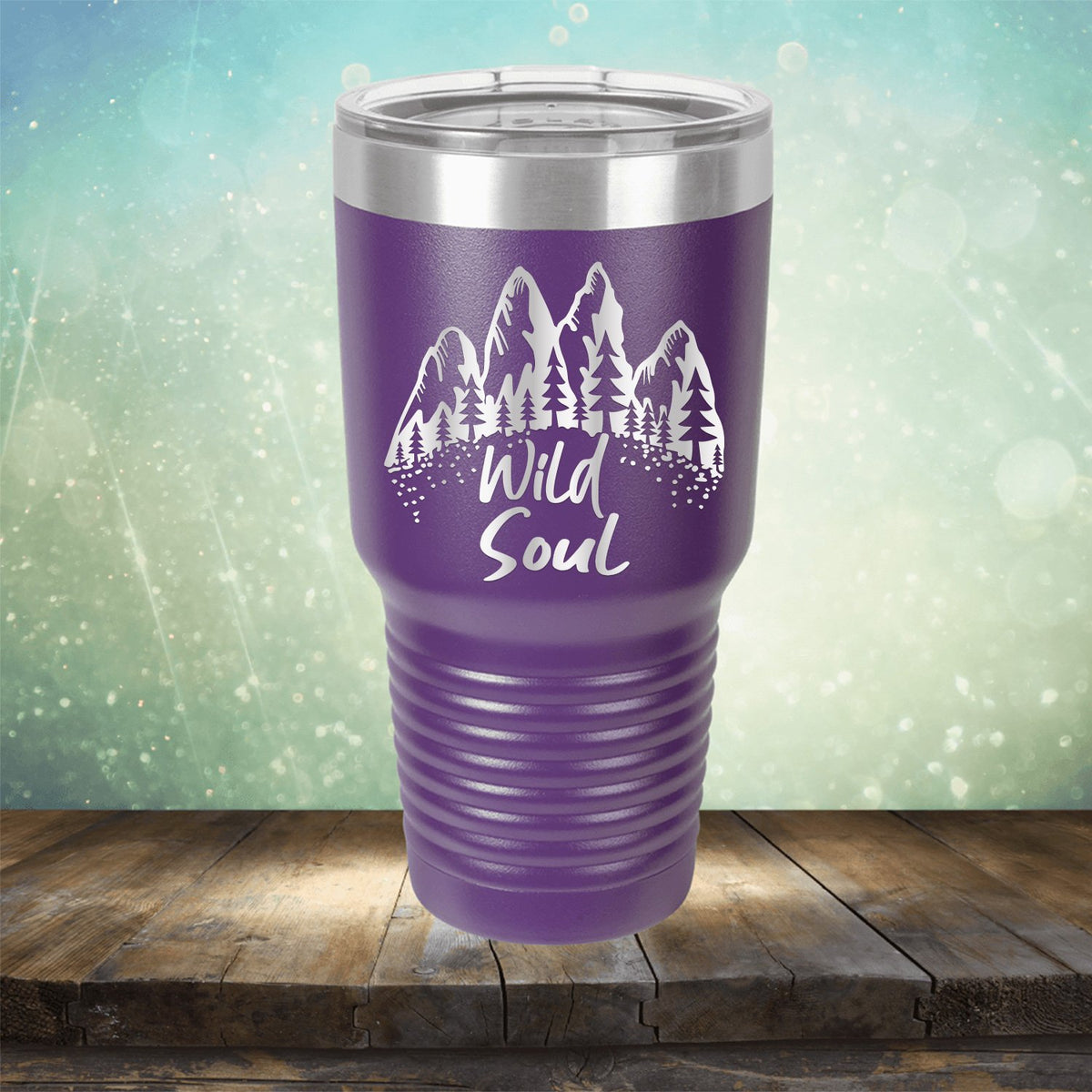 Mountain Wild Soul - Laser Etched Tumbler Mug