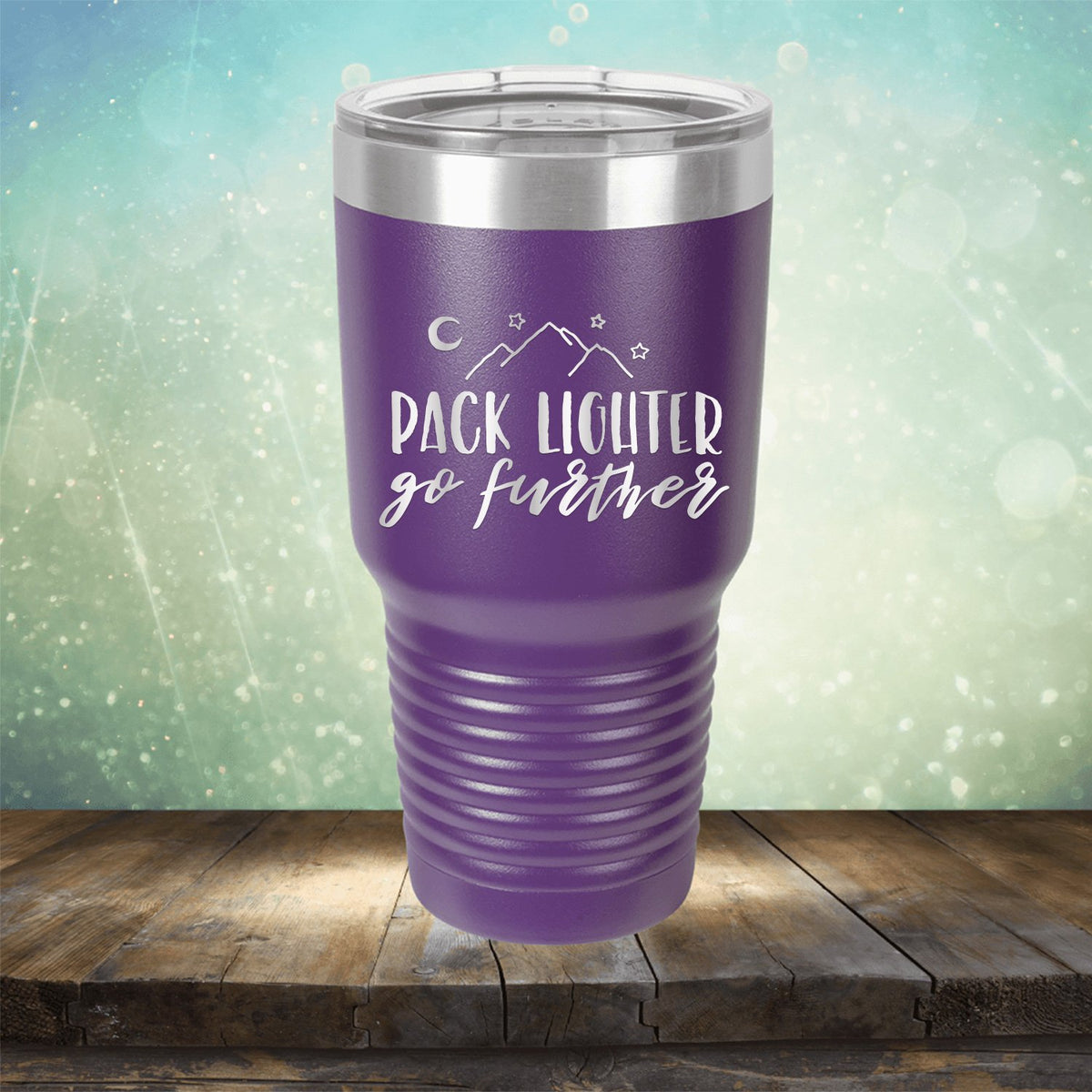 Pack Lighter Go Further - Laser Etched Tumbler Mug