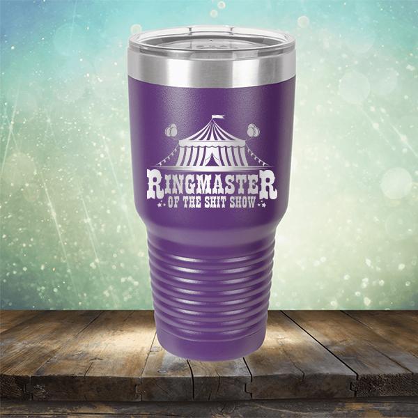 Ringmaster of the Shit Show - Laser Etched Tumbler Mug