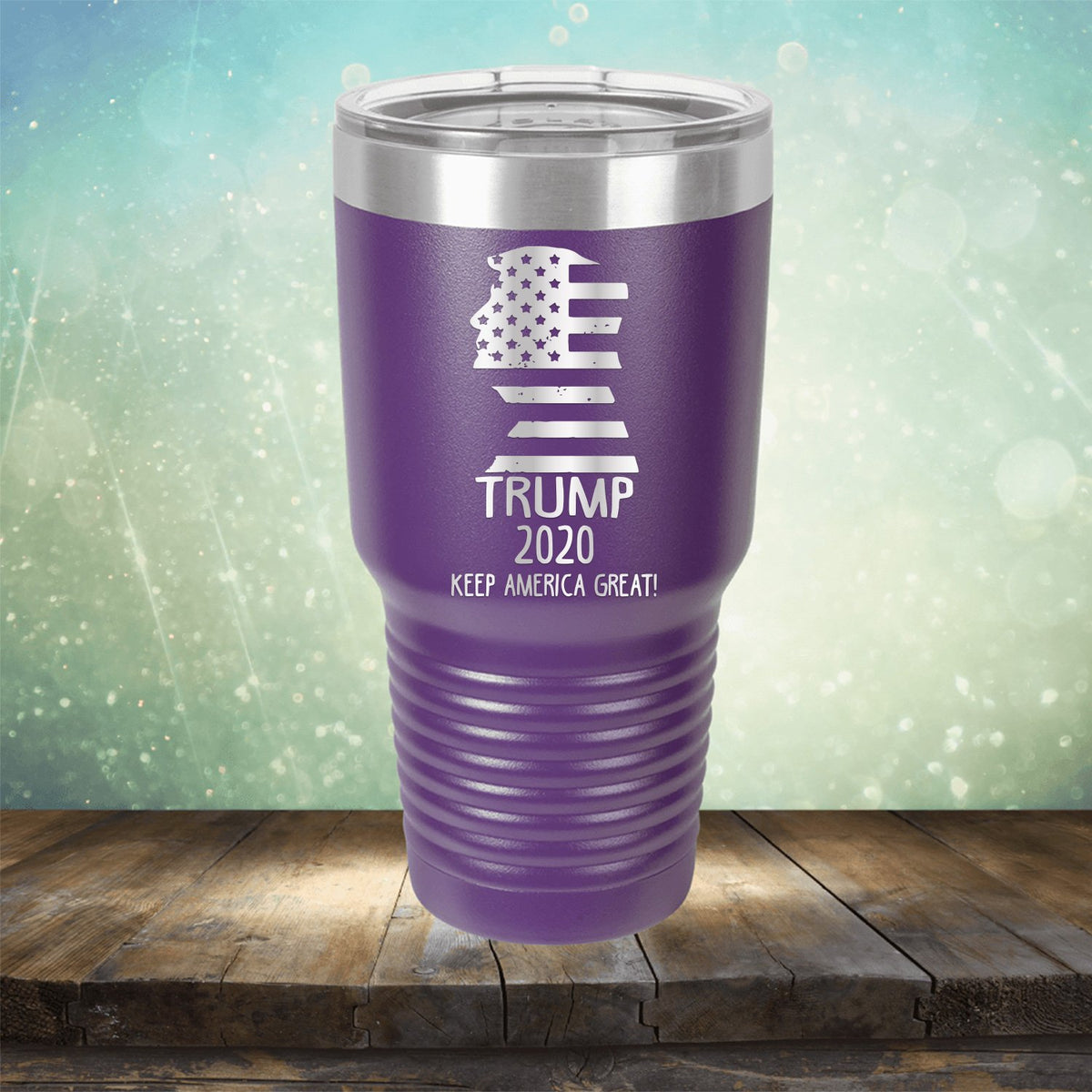 Trump 2020 Keep America Great - Laser Etched Tumbler Mug