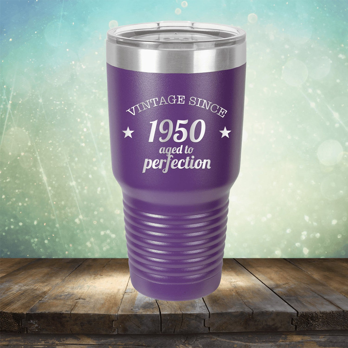 Vintage Since 1950 Aged to Perfection - Laser Etched Tumbler Mug