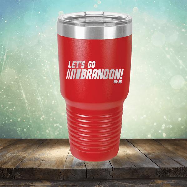 Let&#39;s Go Brandon FJB Racing - Laser Etched Tumbler Mug