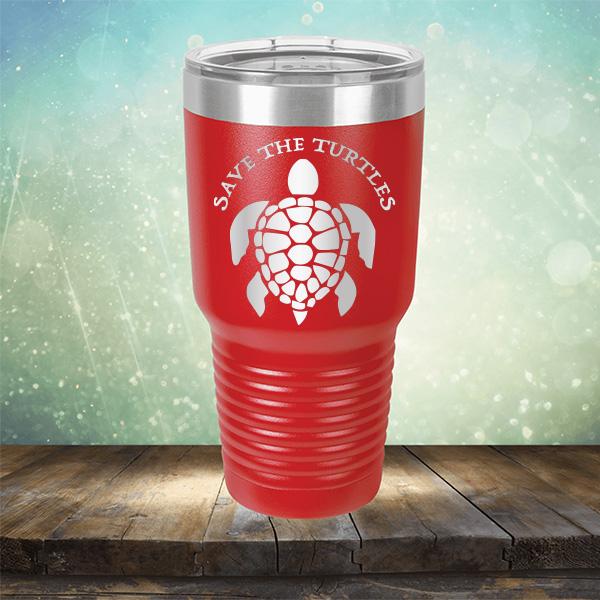 Save The Turtles - Laser Etched Tumbler Mug