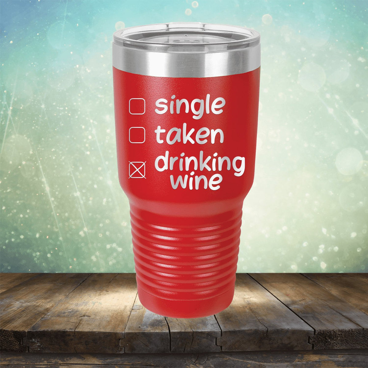 Single Taken Drinking Wine