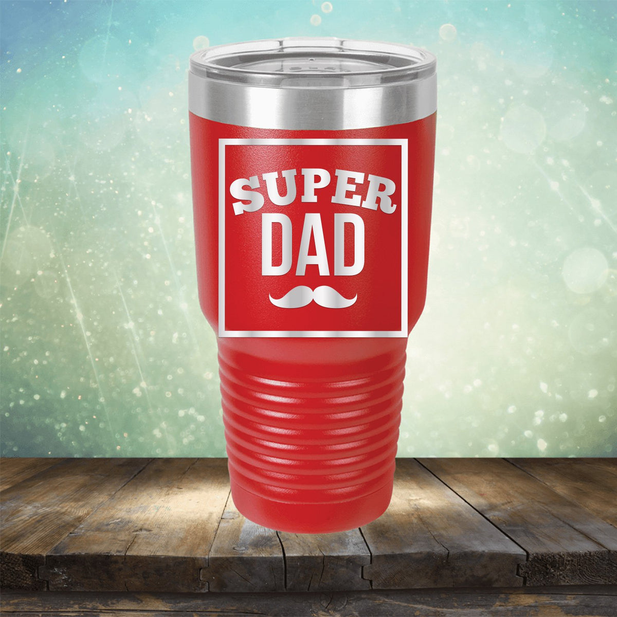 Super Dad with Mustache