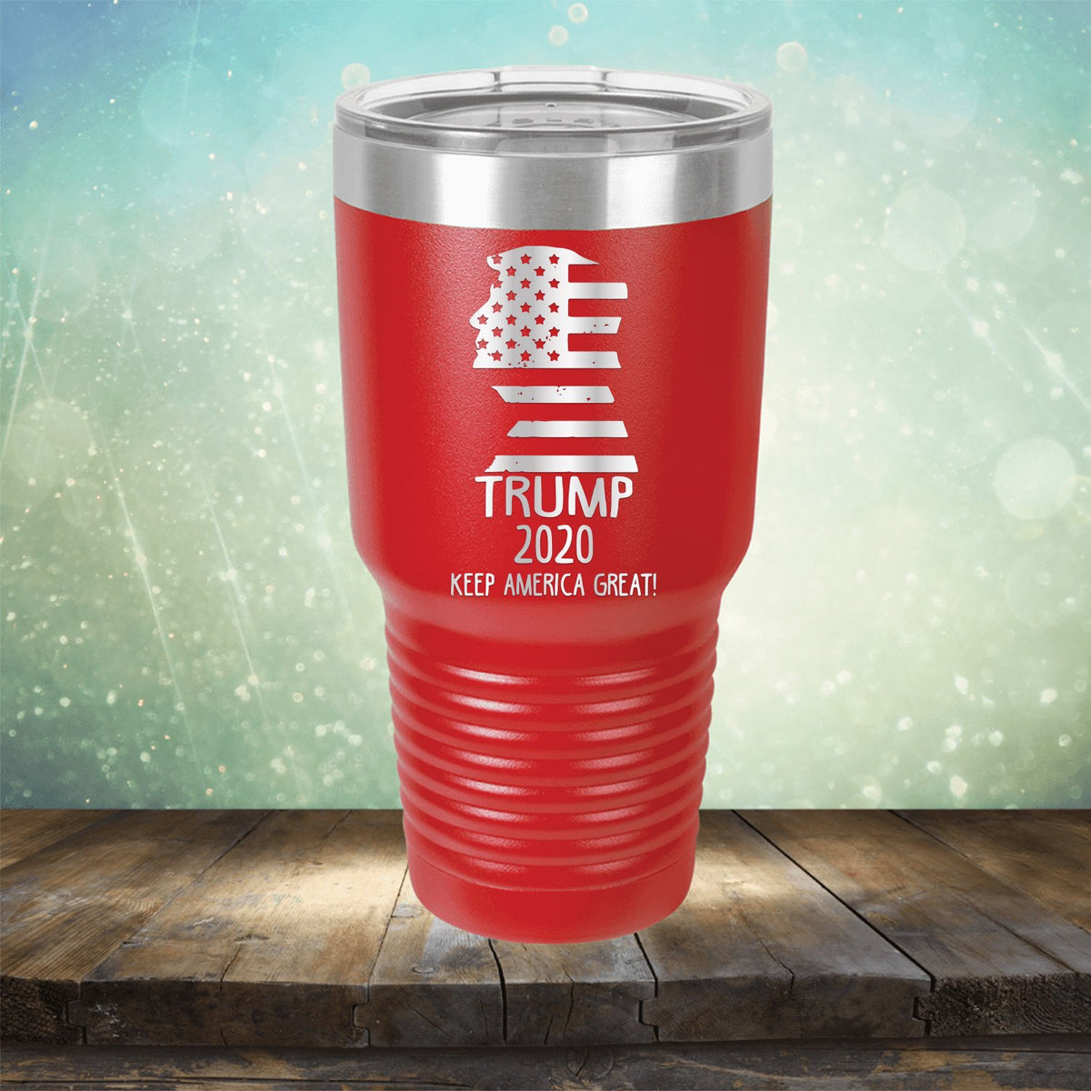 Trump 2020 Keep America Great - Laser Etched Tumbler Mug