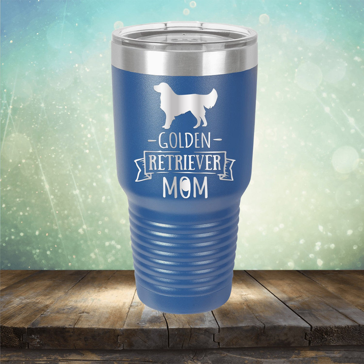 Golden Retriever Mom - Laser Etched Tumbler Mug