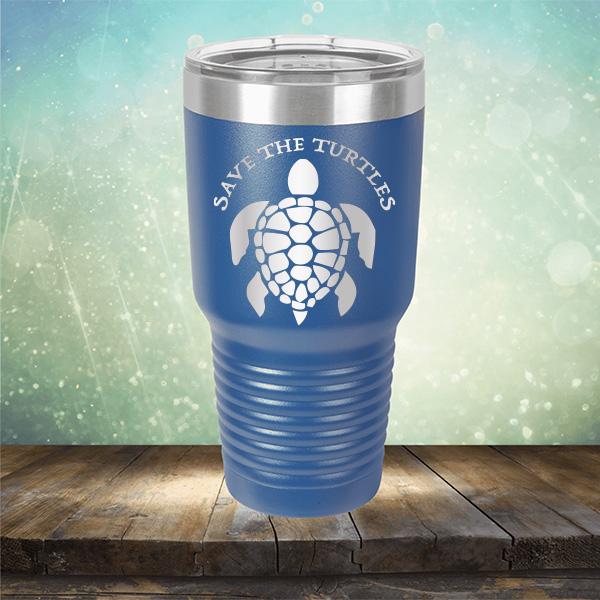 Save The Turtles - Laser Etched Tumbler Mug