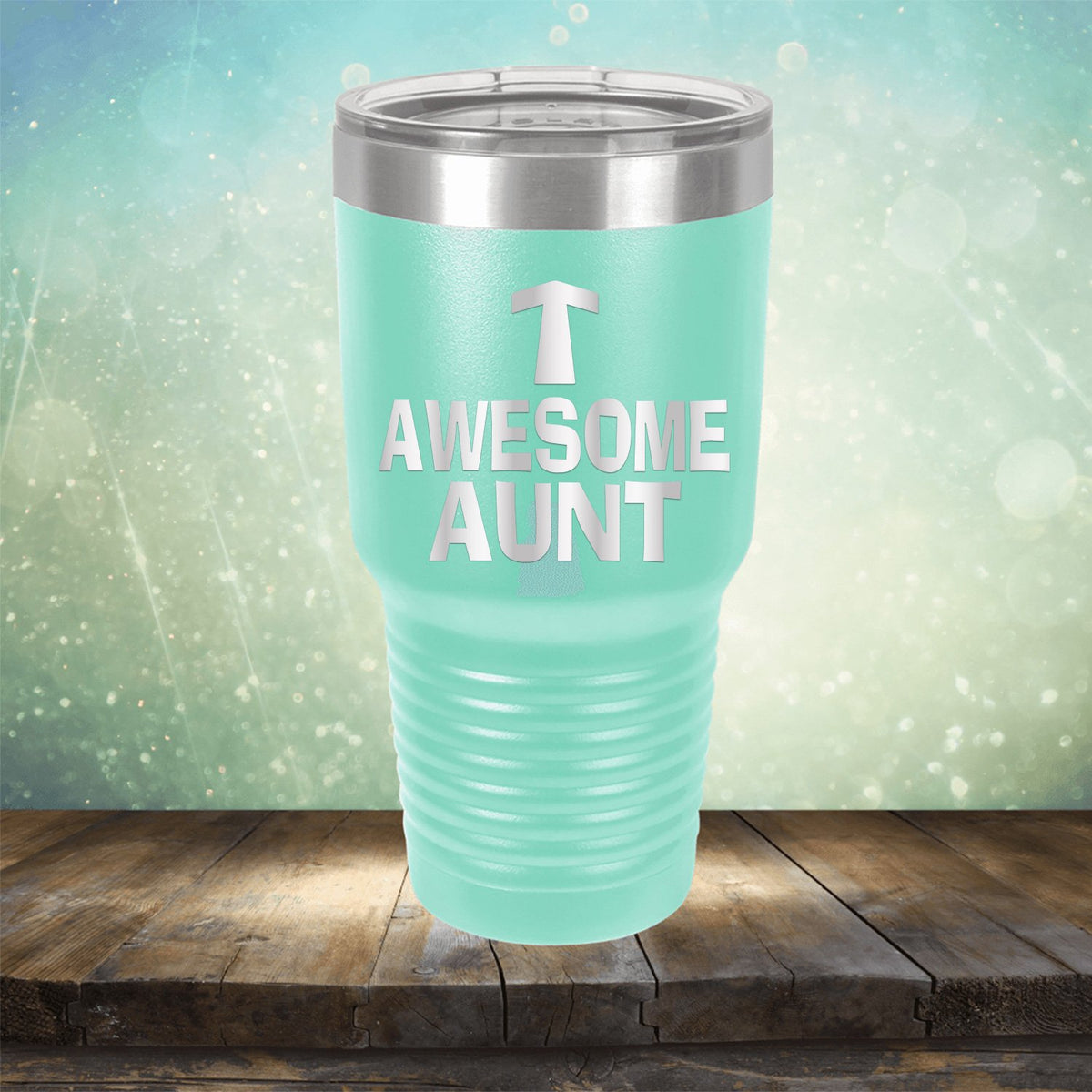 Awesome Aunt - Laser Etched Tumbler Mug