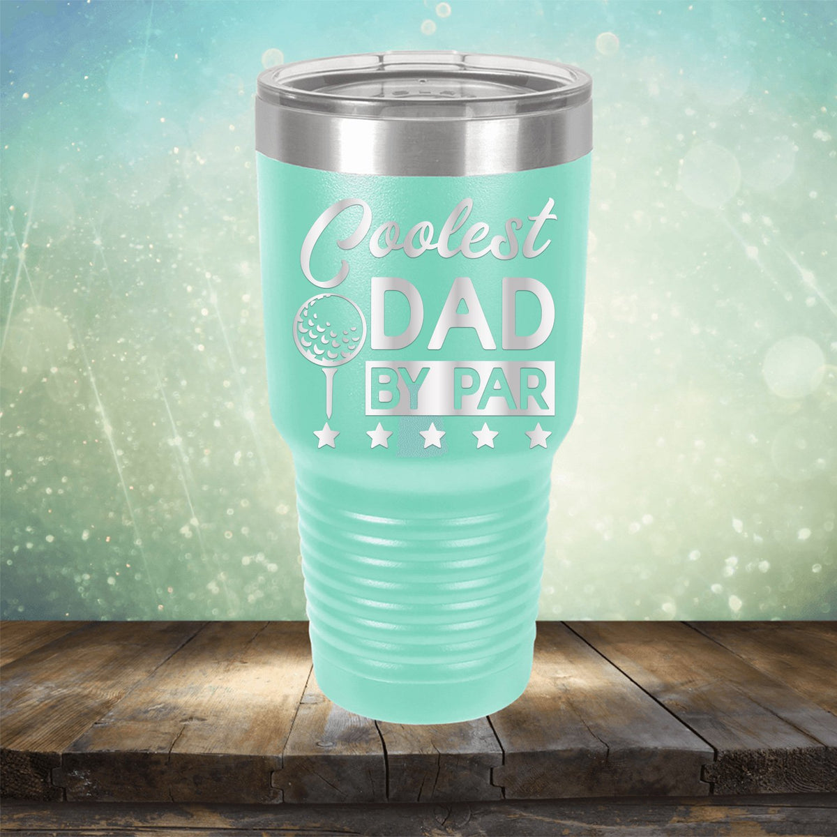 Coolest Dad By Par - Laser Etched Tumbler Mug