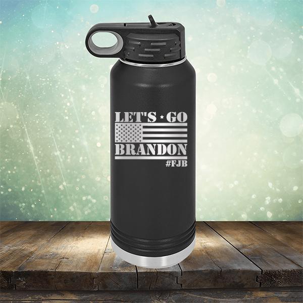 Let&#39;s Go Brandon American Flag - Laser Etched Tumbler Mug