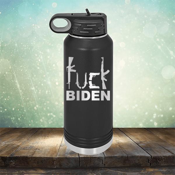 Fuck Biden Guns - Laser Etched Tumbler Mug