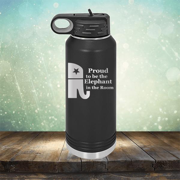 Proud To Be The Elephant in the Room - Laser Etched Tumbler Mug