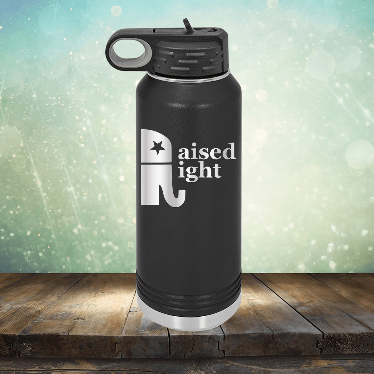 Elephant Raised Right - Laser Etched Tumbler Mug
