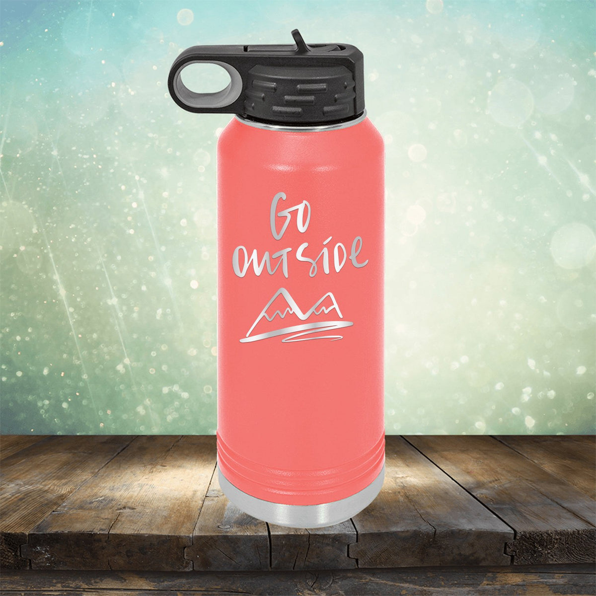 Go Outside - Laser Etched Tumbler Mug