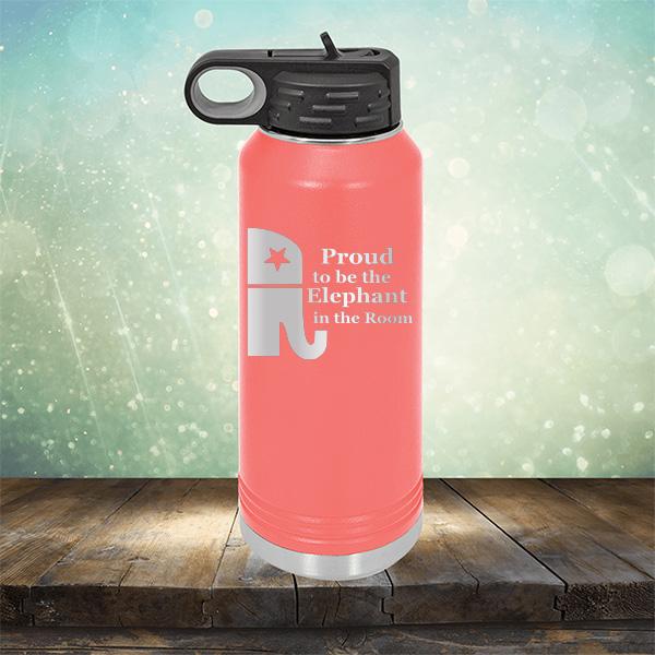 Proud To Be The Elephant in the Room - Laser Etched Tumbler Mug