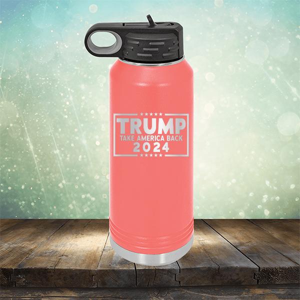 Trump Take America Back 2024 - Laser Etched Tumbler Mug