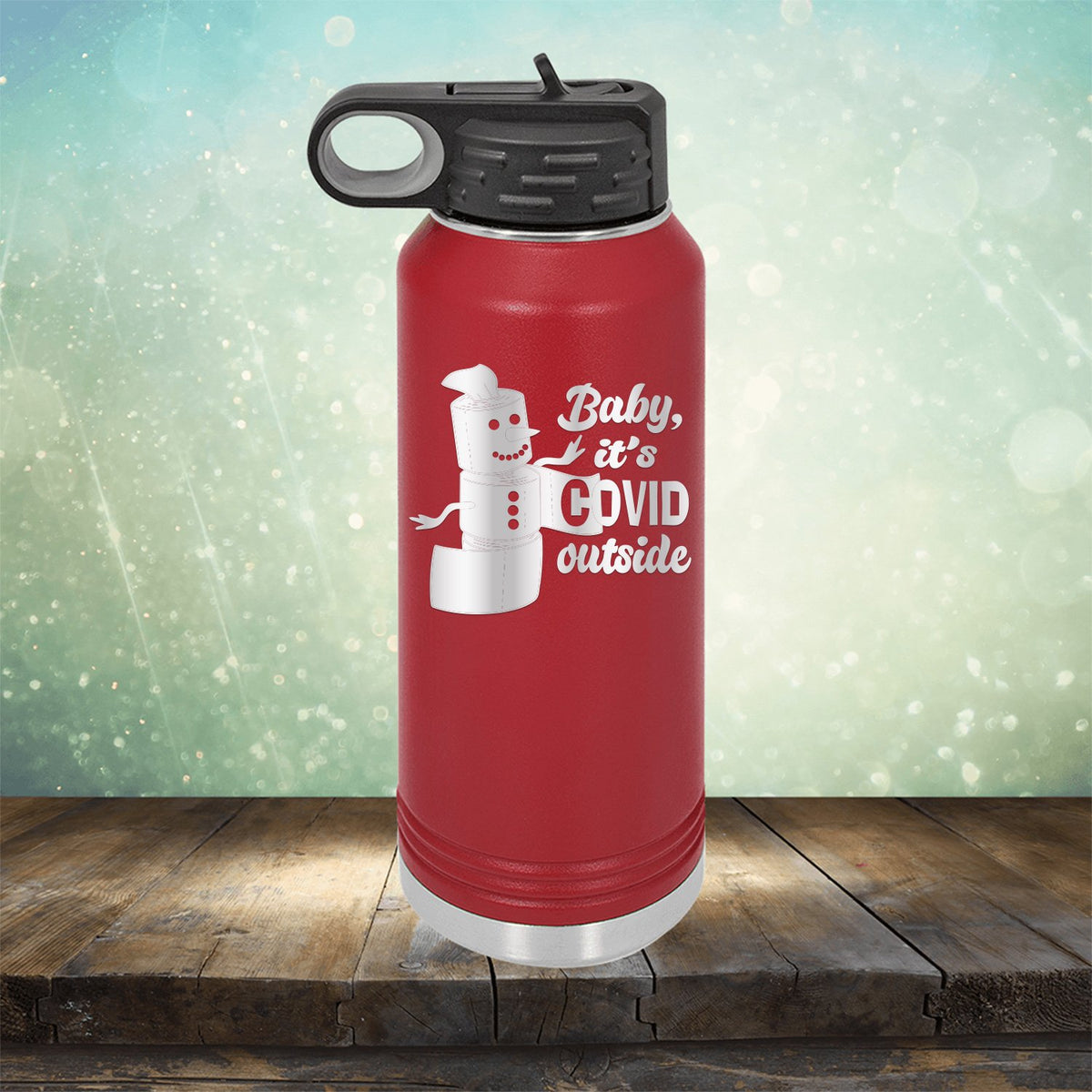 Baby It&#39;s Covid Outside - Laser Etched Tumbler Mug