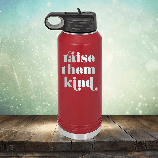 Raise Them Kind - Laser Etched Tumbler Mug