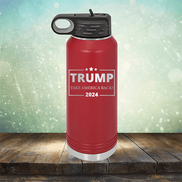 Donald Trump Take America Back 2024 Election - Laser Etched Tumbler Mug
