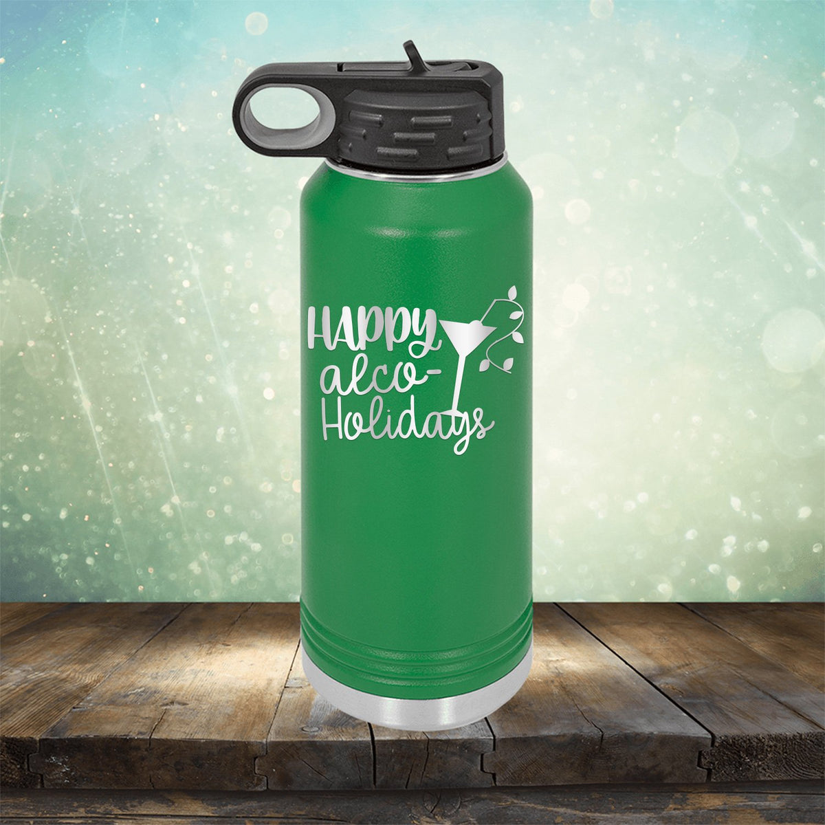 Happy Alco Holidays - Laser Etched Tumbler Mug