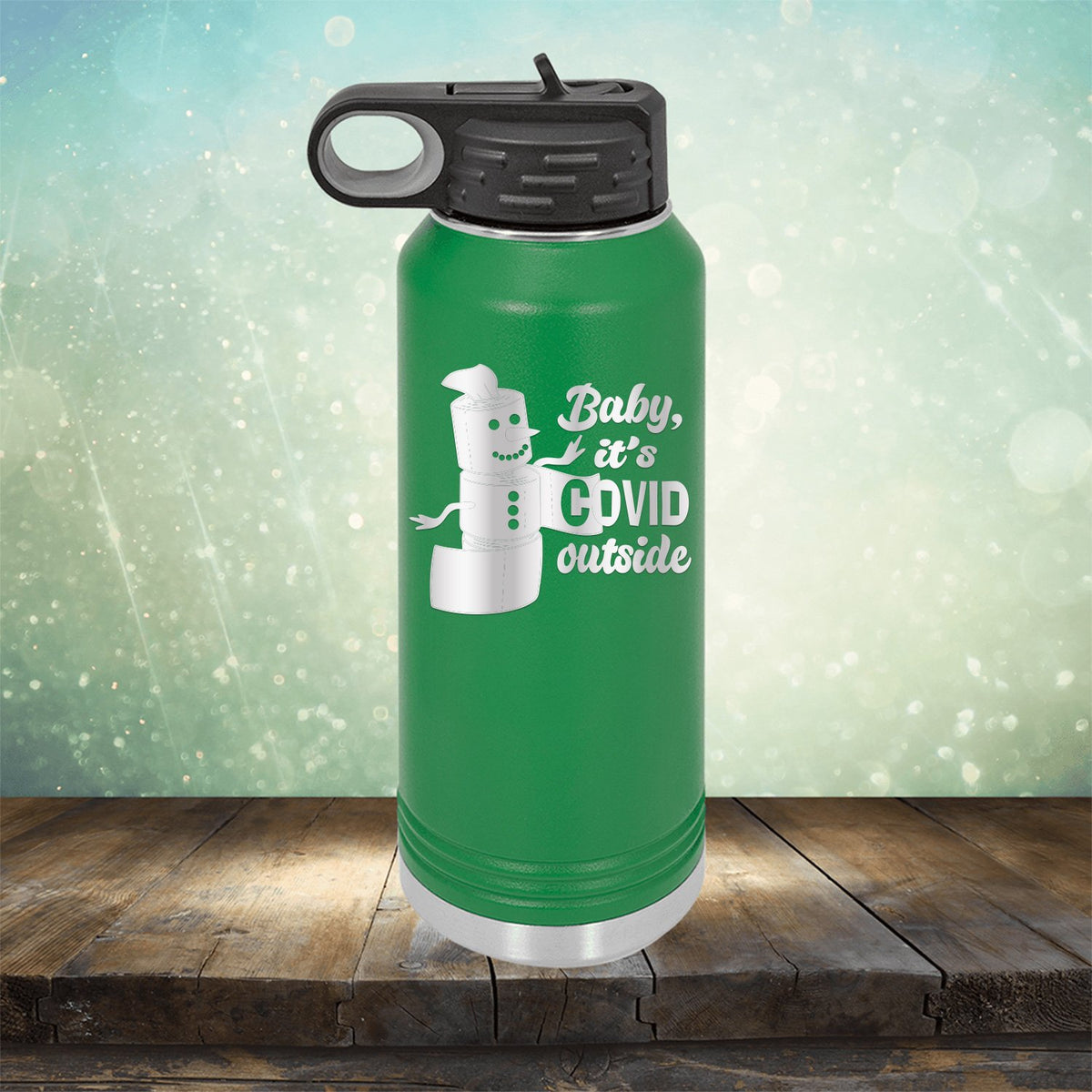 Baby It&#39;s Covid Outside - Laser Etched Tumbler Mug