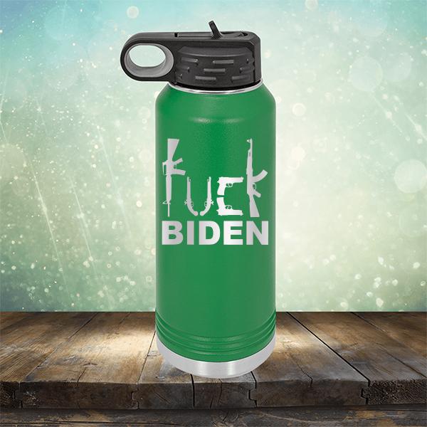 Fuck Biden Guns - Laser Etched Tumbler Mug