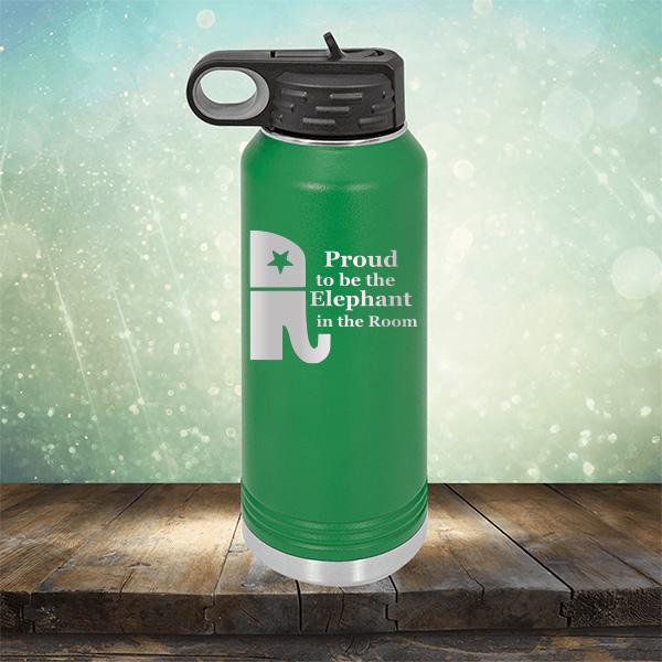 Proud To Be The Elephant in the Room - Laser Etched Tumbler Mug