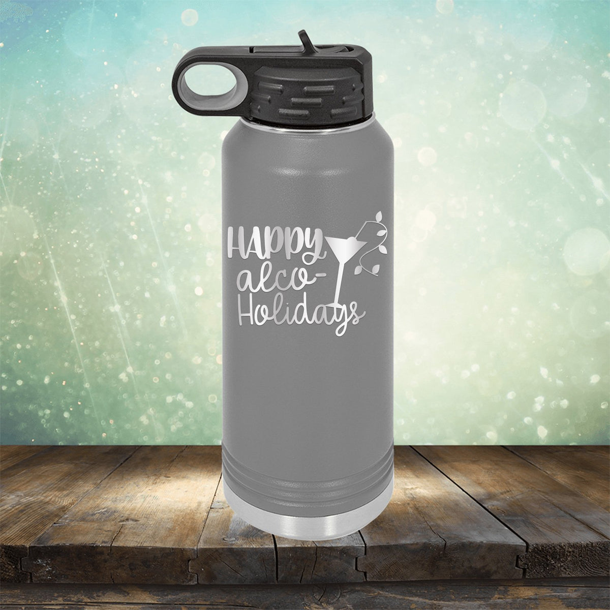 Happy Alco Holidays - Laser Etched Tumbler Mug