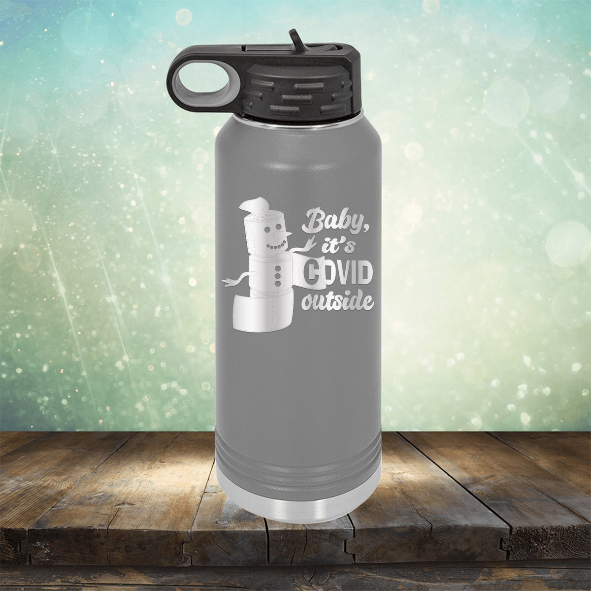 Baby It&#39;s Covid Outside - Laser Etched Tumbler Mug