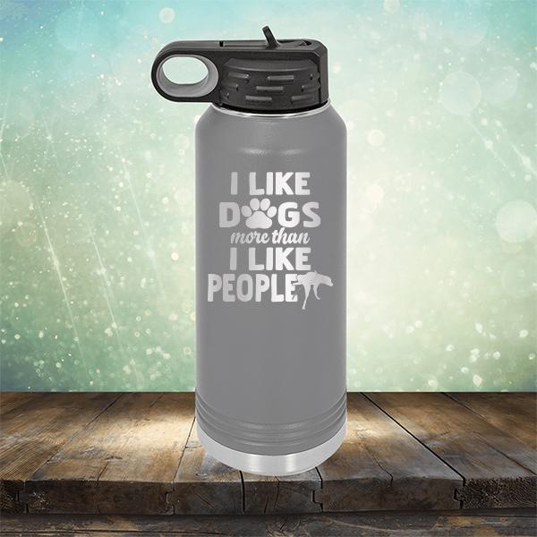 I Like Dogs More Than I Like People - Laser Etched Tumbler Mug