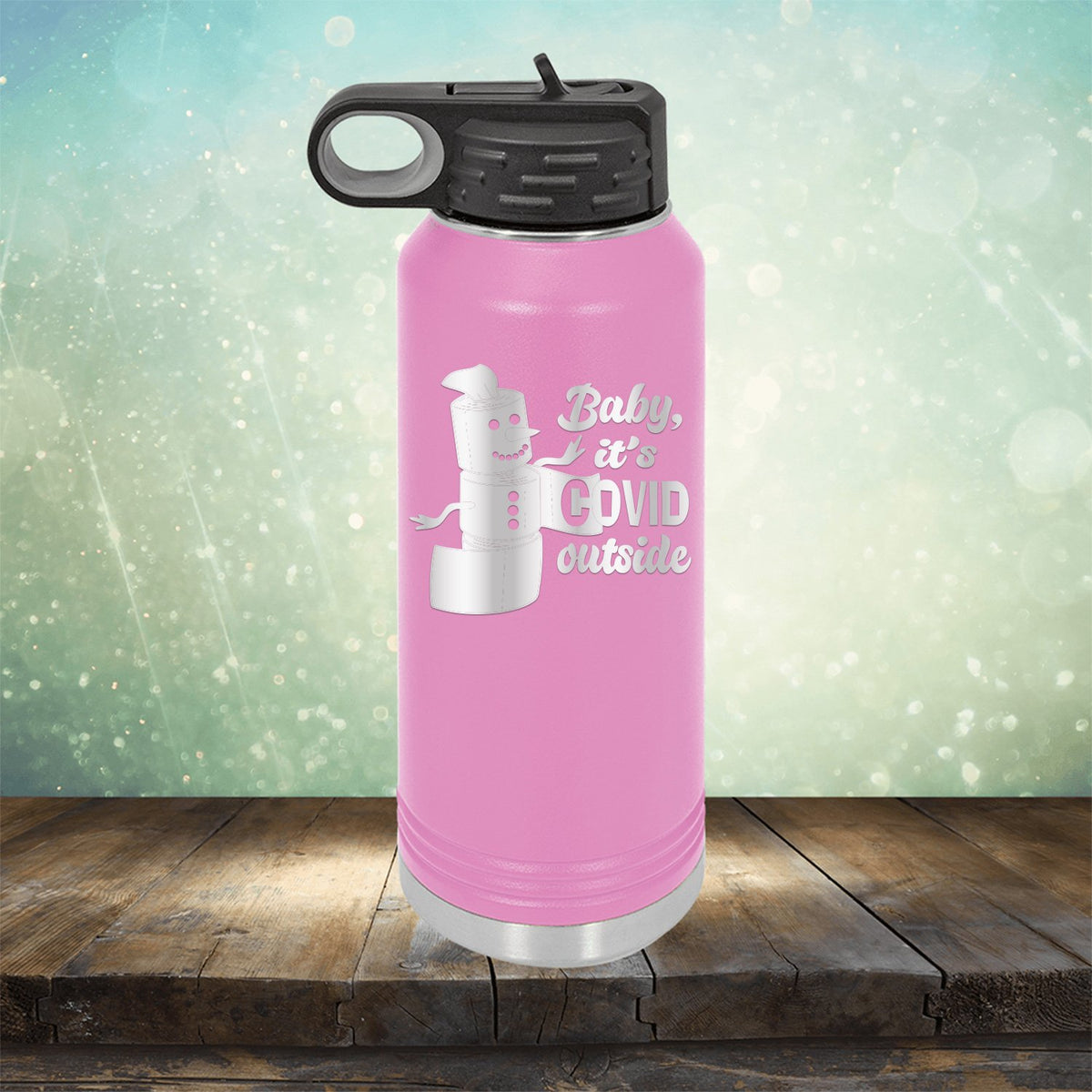 Baby It&#39;s Covid Outside - Laser Etched Tumbler Mug