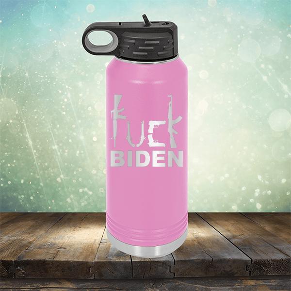 Fuck Biden Guns - Laser Etched Tumbler Mug