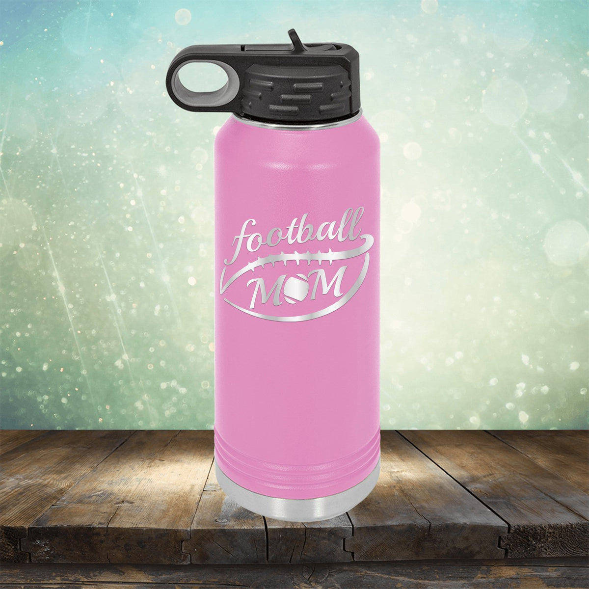 Football Mom - Laser Etched Tumbler Mug