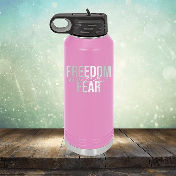 Freedom Over Fear - Laser Etched Tumbler Mug