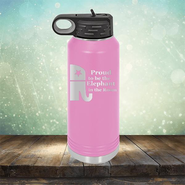 Proud To Be The Elephant in the Room - Laser Etched Tumbler Mug