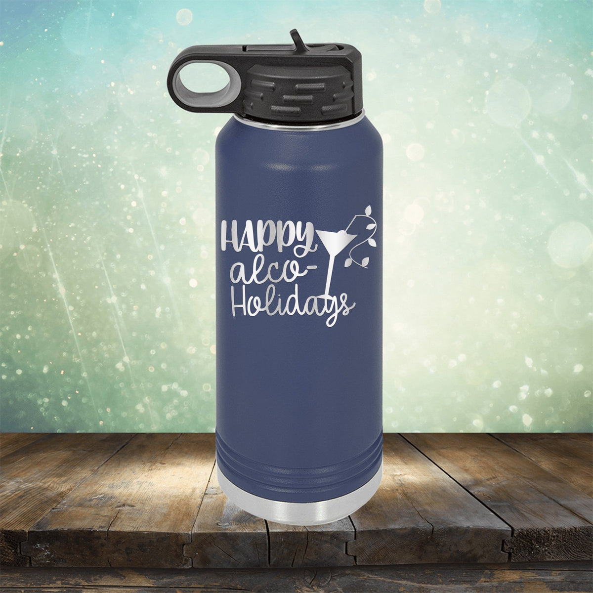 Happy Alco Holidays - Laser Etched Tumbler Mug