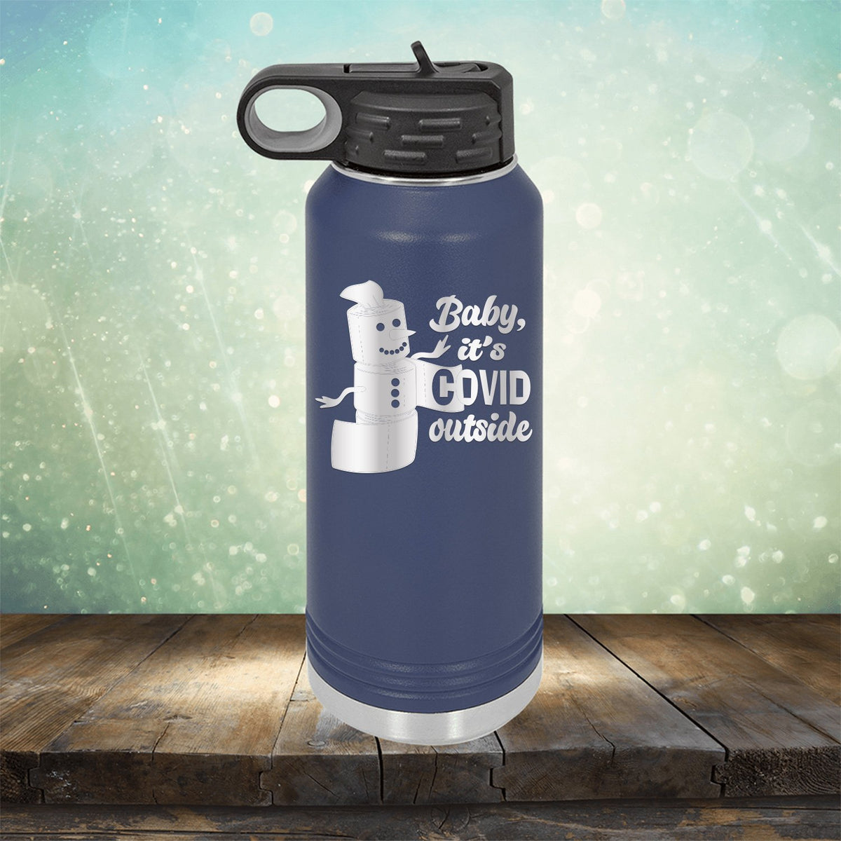 Baby It&#39;s Covid Outside - Laser Etched Tumbler Mug
