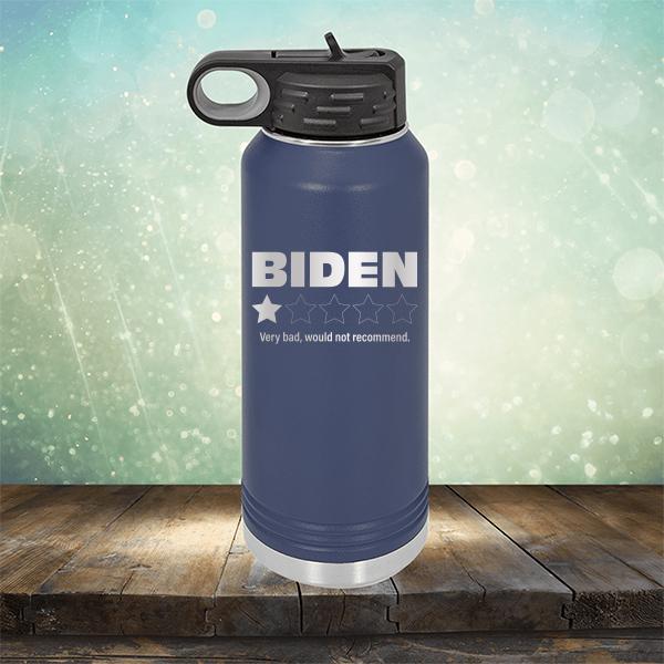 Joe Biden One Star Review Very Bad Would Not Recommend - Laser Etched Tumbler Mug