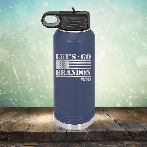 Let&#39;s Go Brandon American Flag - Laser Etched Tumbler Mug