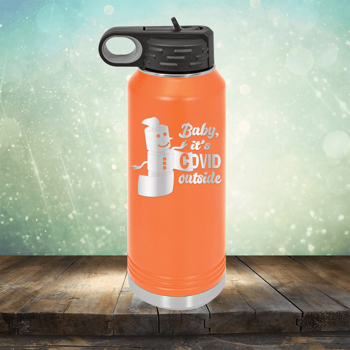 Baby It&#39;s Covid Outside - Laser Etched Tumbler Mug