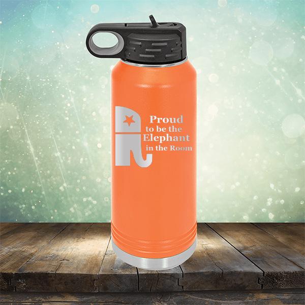 Proud To Be The Elephant in the Room - Laser Etched Tumbler Mug